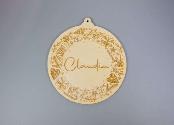 Weihnachtskugel personalisiert Ornament_B